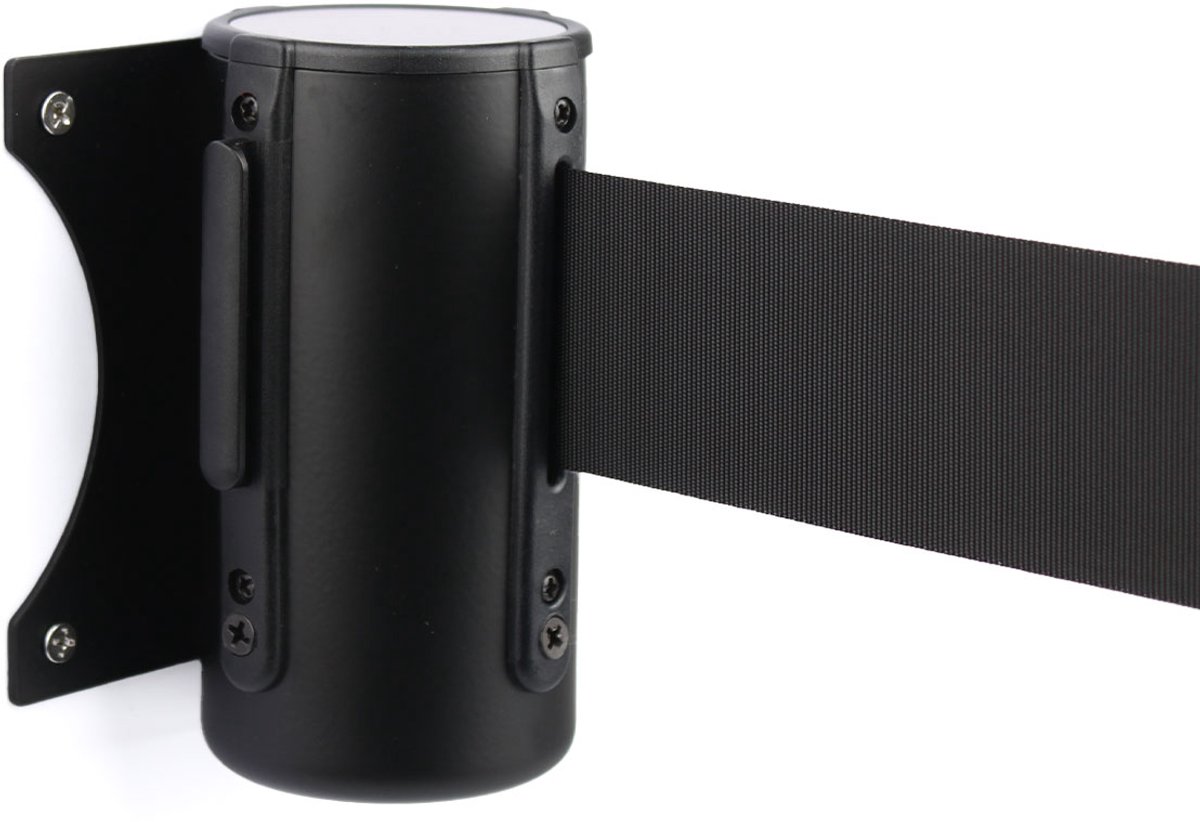   | Wandcassette met Trekband | Zwart - Zwart